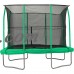 Jumpking 7 x 10-Foot Rectangular Trampoline, with Enclosure, Green   556076004